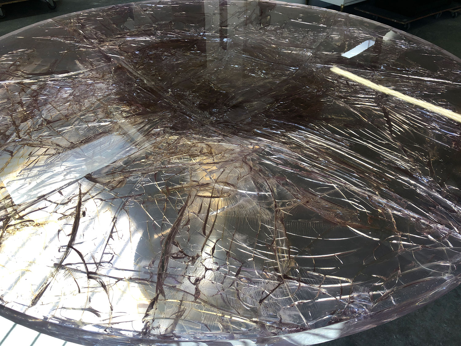 Fractured Resin Top