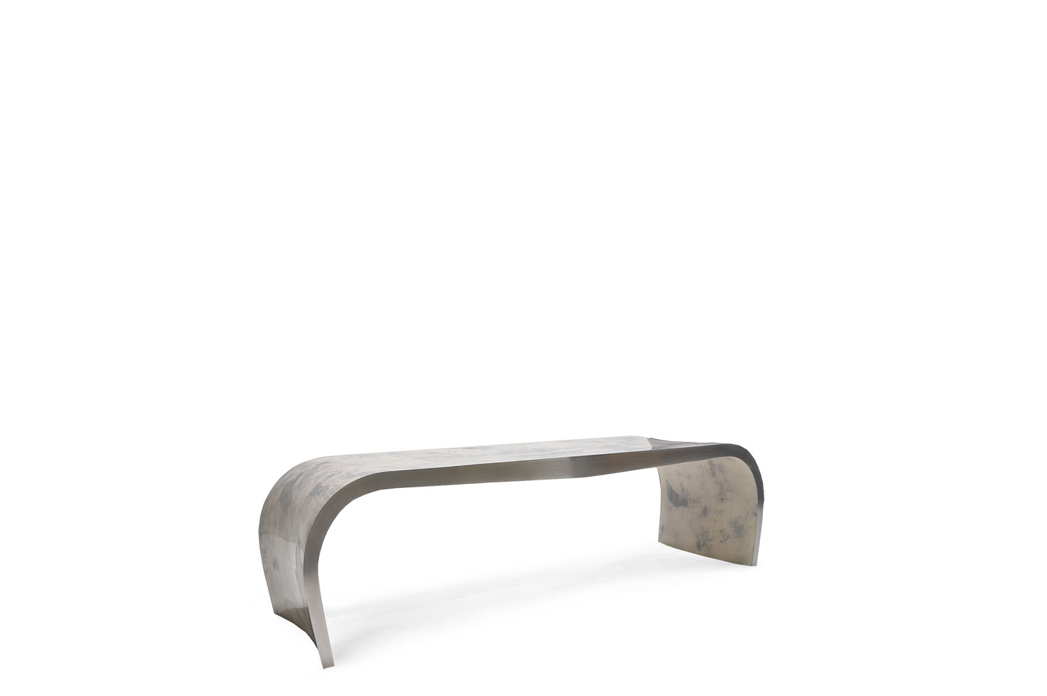 Concave Bench - Stainless Trim 2