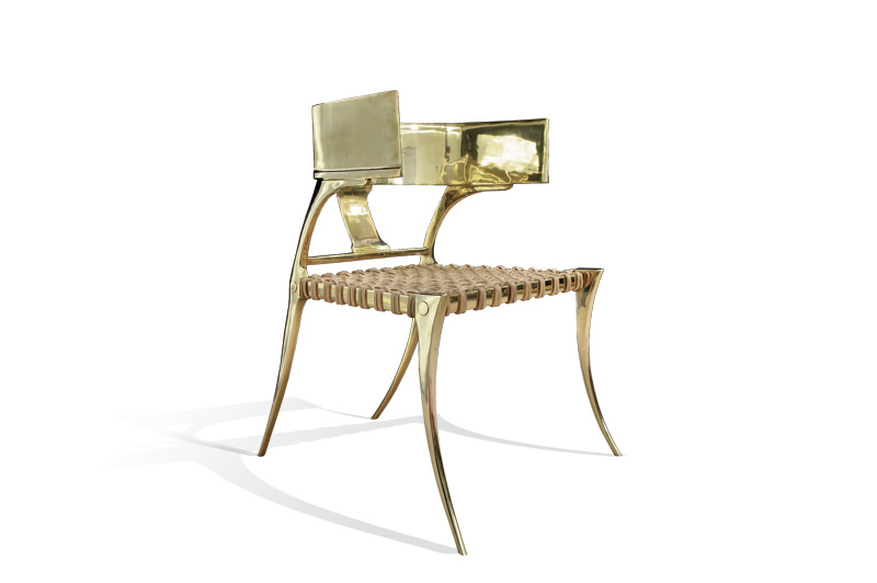 Klismos LB Chair | Brass 0