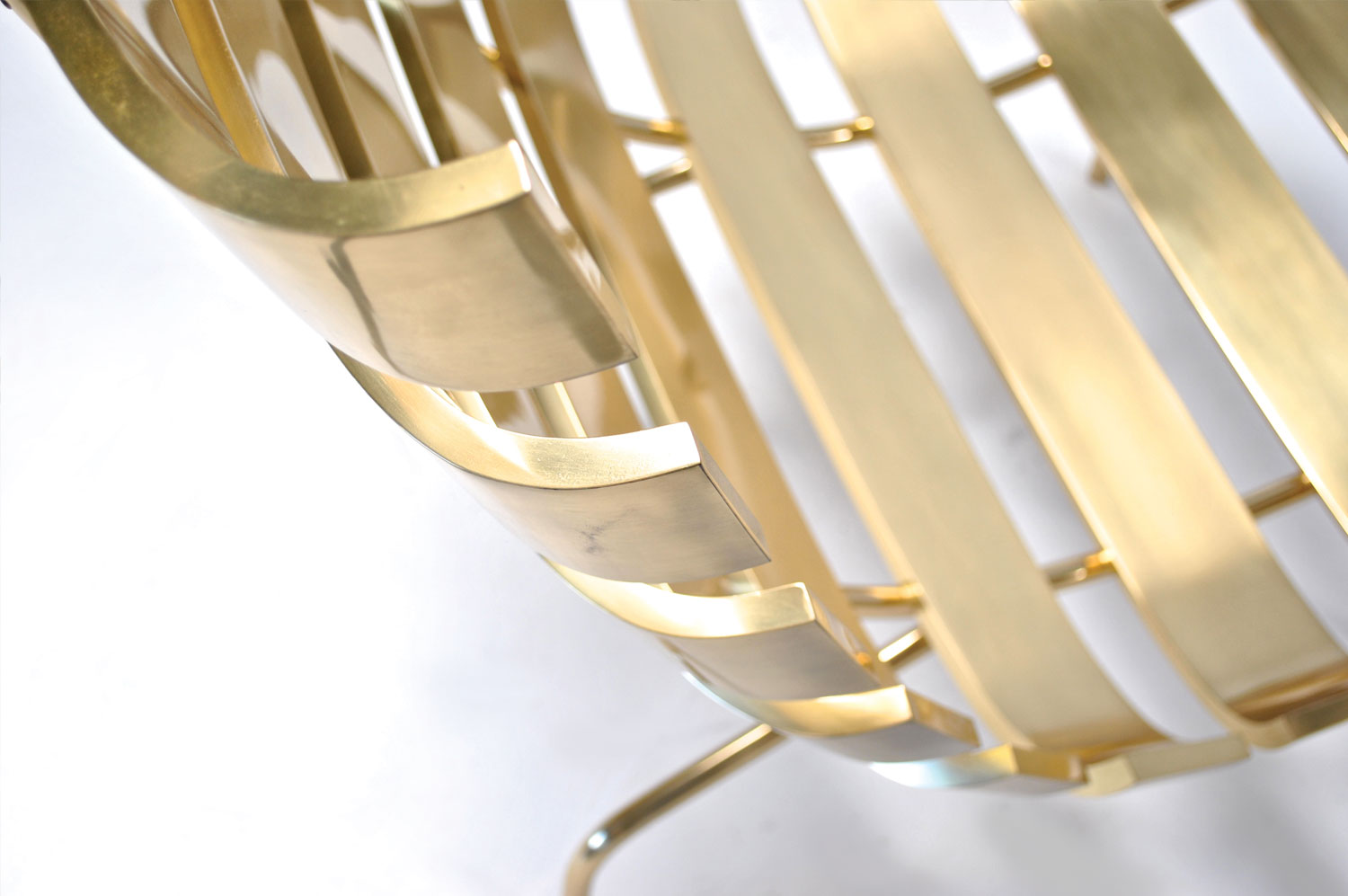 Rib Chair in Brass 3