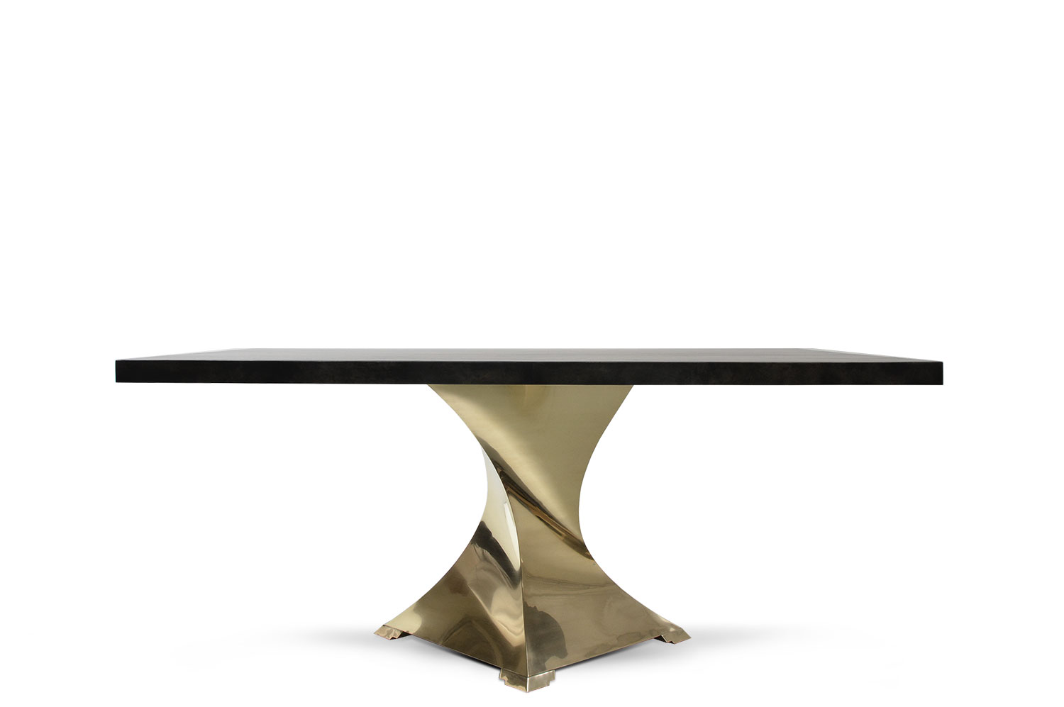Twister Brass Dining Table 1